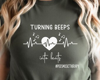 Pediatric Music Therapy Shirt, Music Therapist T-Shirt, Music Therapy Shirt, Hospital Music Therapist, Music Therapy Gifts