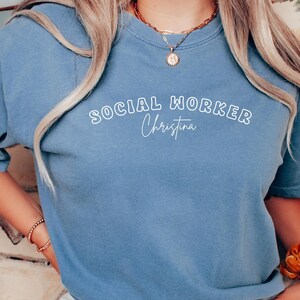 Custom Social Worker Shirt, Social Work Tshirt, School Social Worker Tee, Gift for Social Worker, MSW Graduation Gift