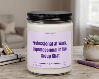 Funny Coworker Candle, Candle for Coworker, Funny Coworker Gift, Work Bestie Leaving, Work Humor