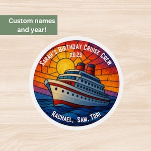 Custom Birthday Cruise Door Magnet, Cruise Gift, Family Cruise Magnets, Custom Cruise Door Sign Magnets, Birthday Cruise Gift