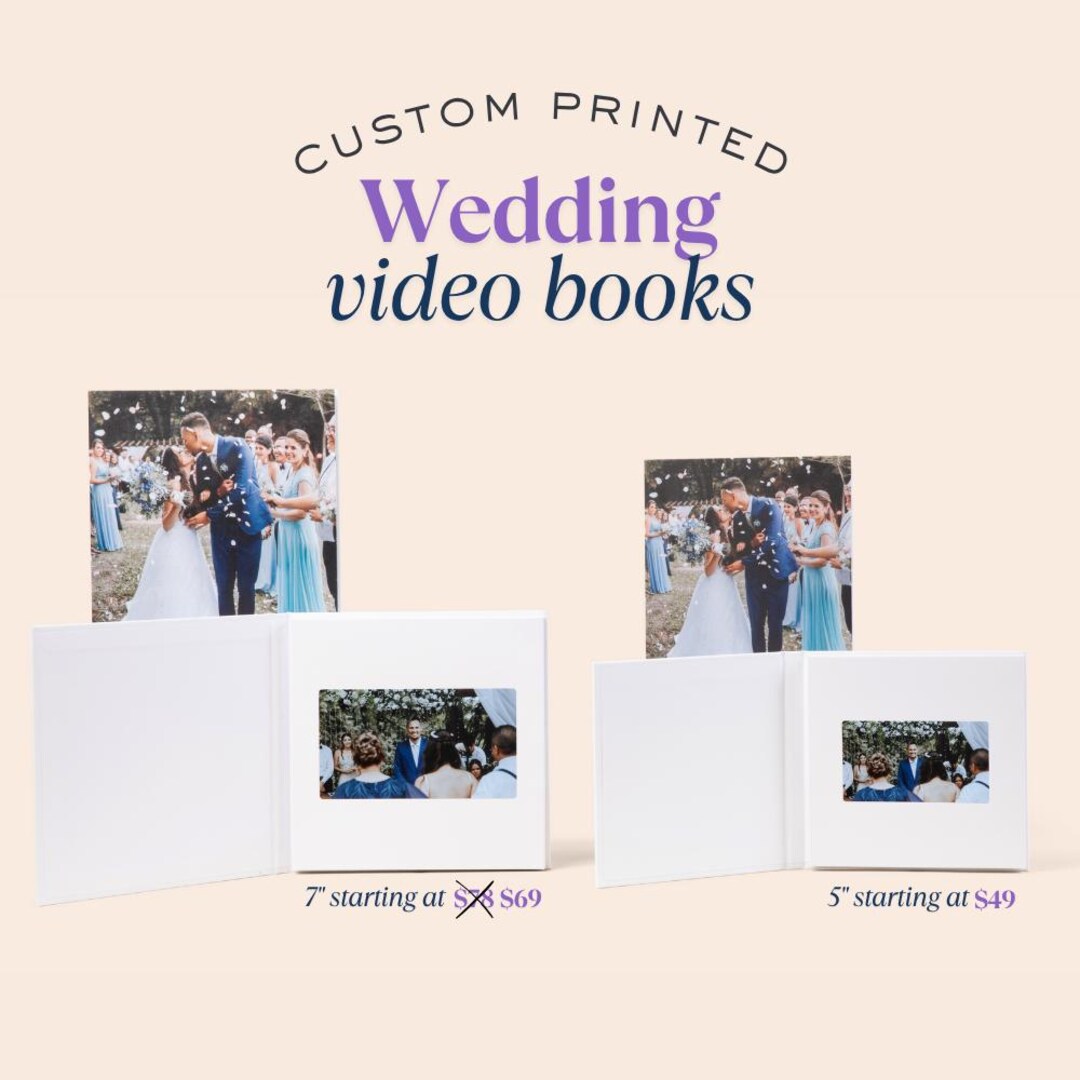 Video/photo Alb Personalized Video Book: Custom Photo Album With Sound - Etsy