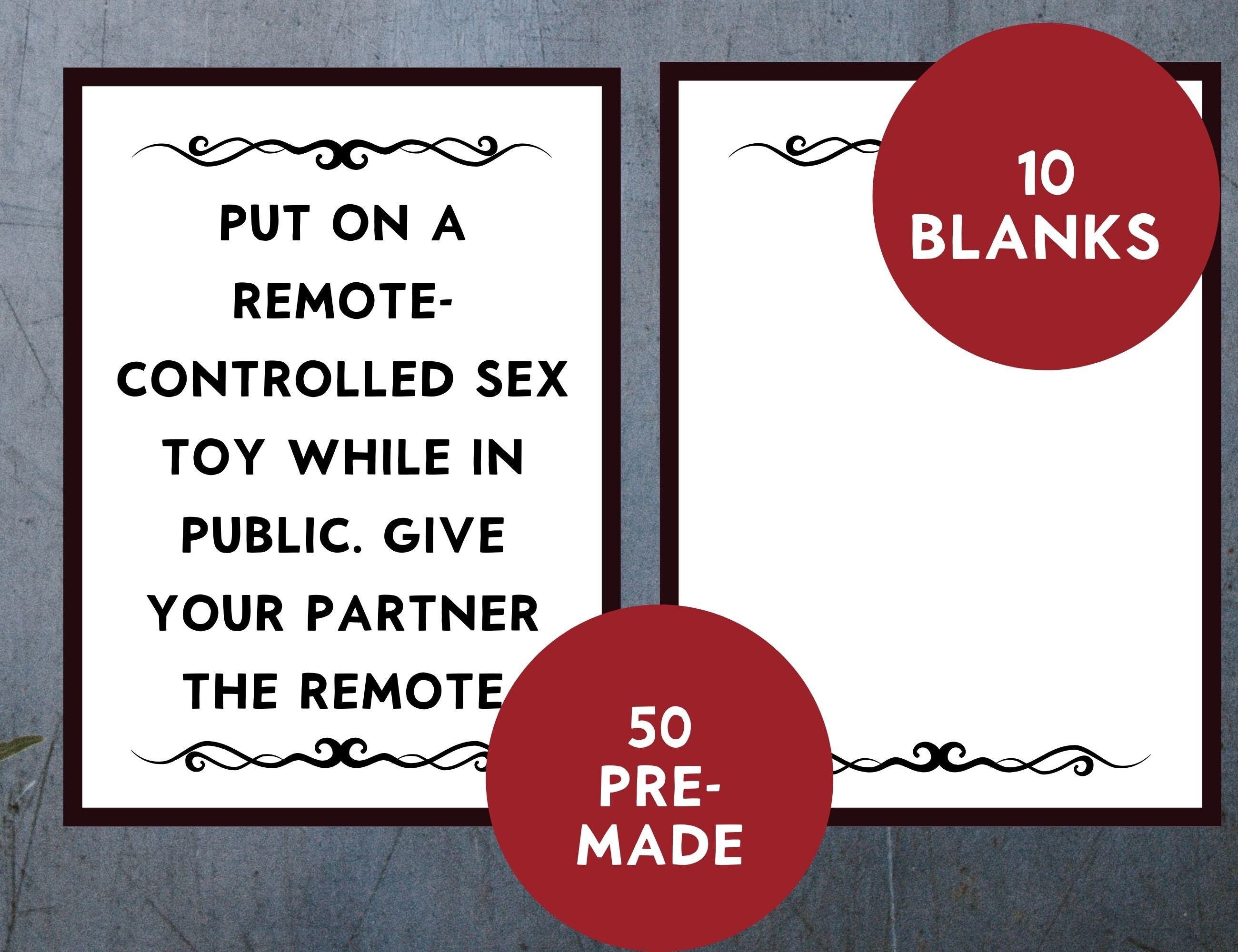 Sex Games, 50 Sex Kinky Challenges, Printable Kinky Sex Game for ...