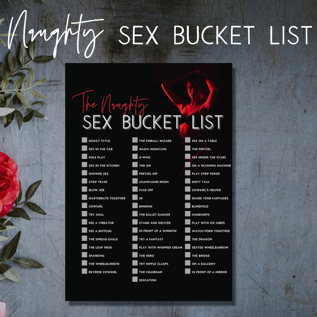 Sex Bucket List, Sex Challenge, Printable Sex Game - Etsy