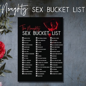 Sex Bucket List, Sex Challenge, Printable Sex Game