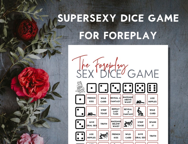 Foreplay Sexy Dice Game Printable Sex Game - Etsy Australia