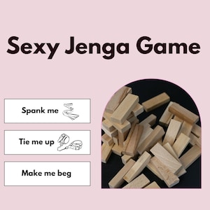 Sexy Jenga + 50 Jenga Questions for Adults