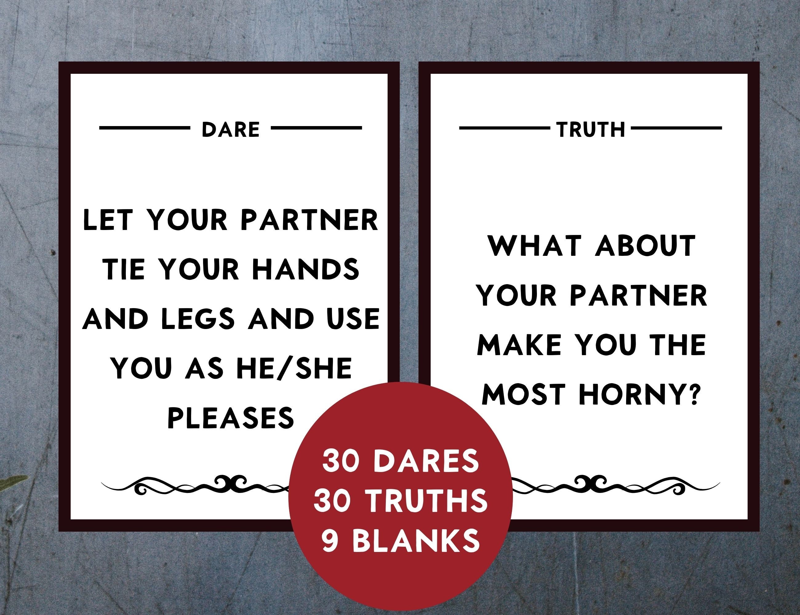 Sex Game, Sexy Truth or Dare, Printable Sex Games - Etsy