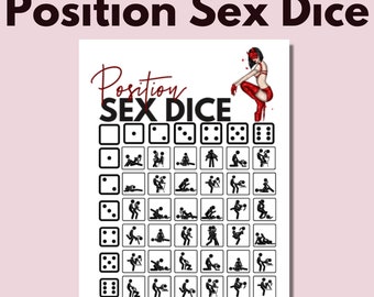 Position Sex Dice, Kinky Sex Dice, Sex Position Game, Sexy Dice Game, Naughty Dice, Printable Sex Game, Couples Dice Game, Foreplay Game