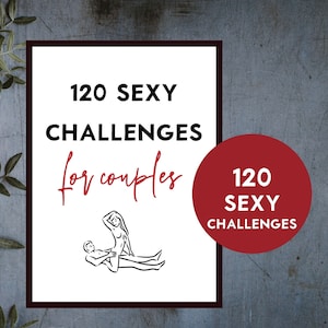 Jeu de sexe pour la Saint-Valentin, 120 défis sexuels, jeu pervers à imprimer pour les couples, cadeau de la Saint-Valentin, fichiers modifiables,