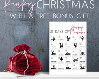 Kinky Adult Advent Calendar for Couples, Sex Challenge, Printable Sex Game