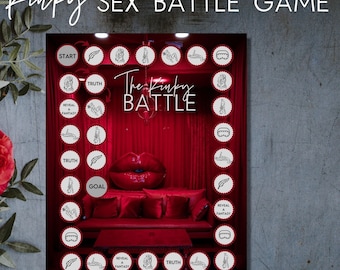 Kinky Sex Board Game, Printable Sex Game, Perfect Gift for Him in a Couple Date Night Box