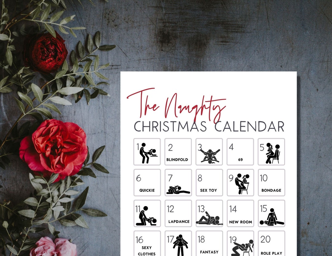 Sexy Advent Calendar for Couples Sex Challenge Printable Sex - Etsy