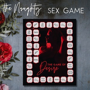 Naughty Sex Board Game, Printable Sex Game, Perfect Gift for Him in a Couple Date Night Box