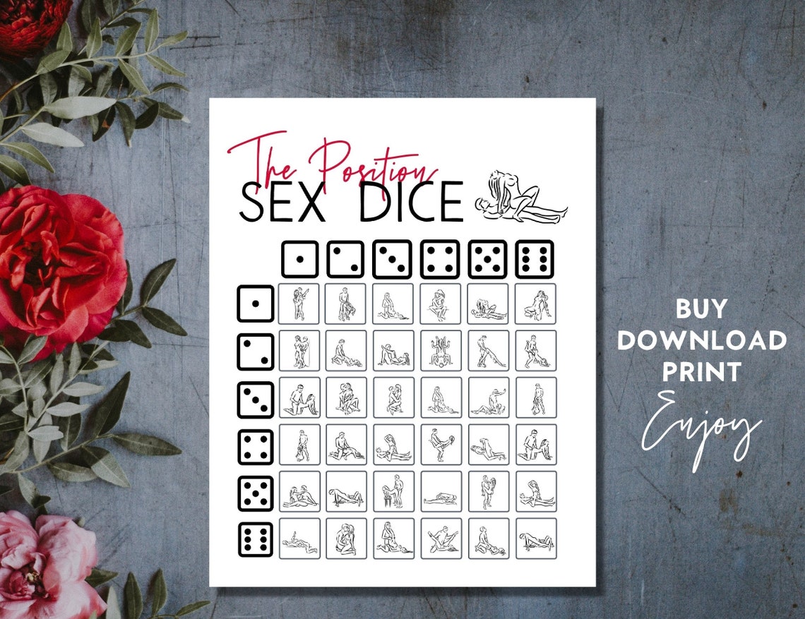 Sex Position Dice Sex Dice Dirty Dice Kinky Dice Sexy Dice - Etsy