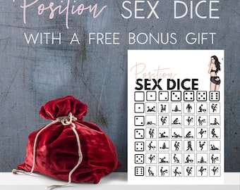 Dados sexuales, juego de posiciones sexuales, juego de dados sexy, dados traviesos, juego sexual imprimible, juego de dados para parejas, juego de preliminares, dados sucios, dados traviesos