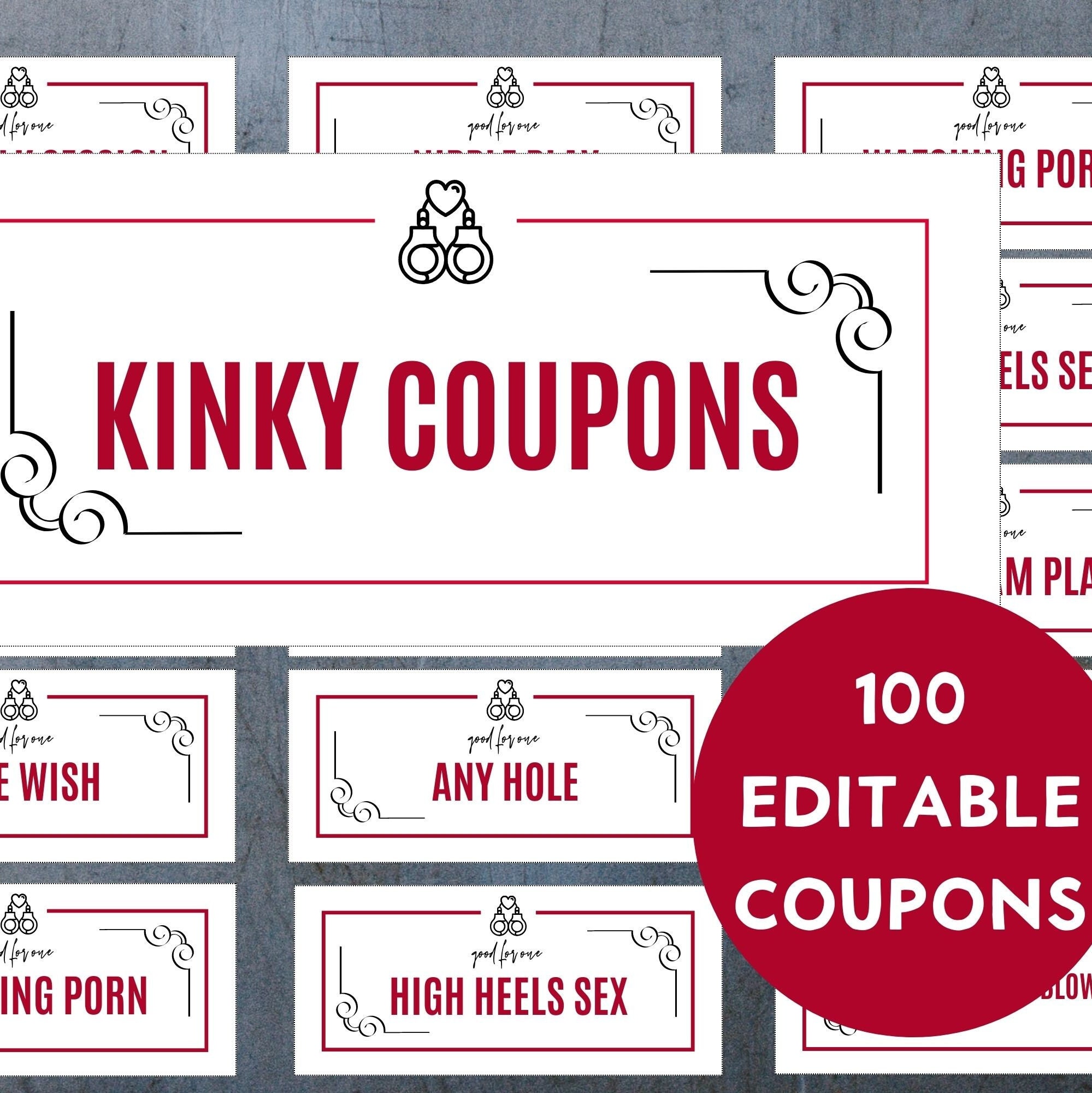 Valentine Sex Coupons, 100 Kinky Sex Coupons, Love Coupons, Naughty Coupons  for Date Night Box -  UK