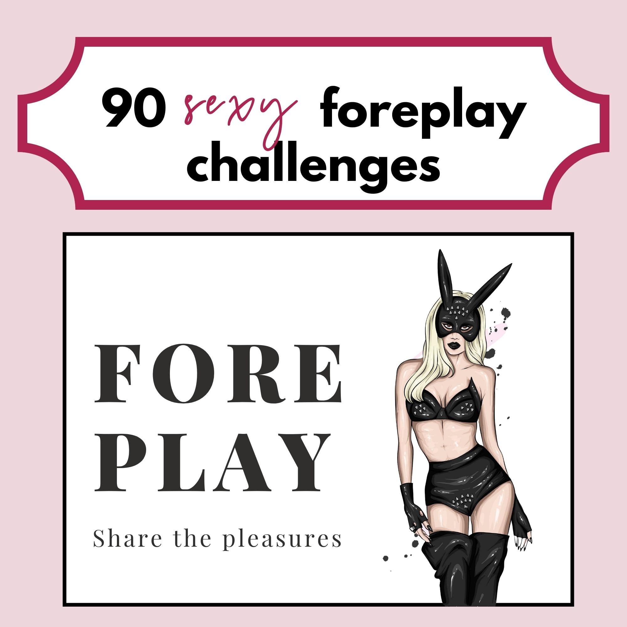 Sex Games, 90 Foreplay Sex Challenges, Printable Kinky Sex Game for Couples, Anniversary Gift