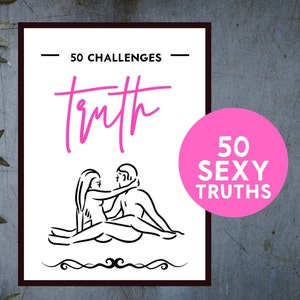 Freche Weihnachten: Sex Spiele, 50 Sexy Wahrheit Herausforderungen, Jubiläumsgeschenk, Sexy Geschenk für Ihn, Sex Spiel zum Ausdrucken