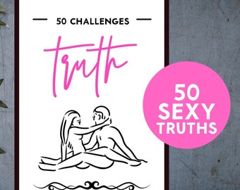 Naughty Christmas: Sex Games, 50 Sexy Truth Challenges, Anniversary Gift, Sexy Gift for Him, Printable Sex Game