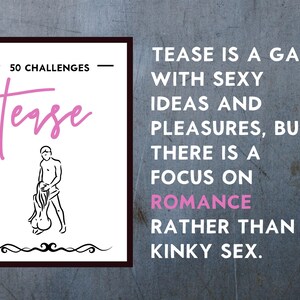 Regalo sexy de San Valentín: juegos sexuales, 50 retos de seducción, juego sexual romántico imprimible para parejas, juego para parejas imagen 6