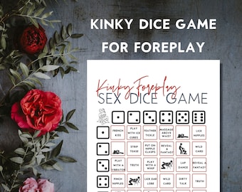 Kinky Sex Dice Game for Foreplay, Printable Sex Game