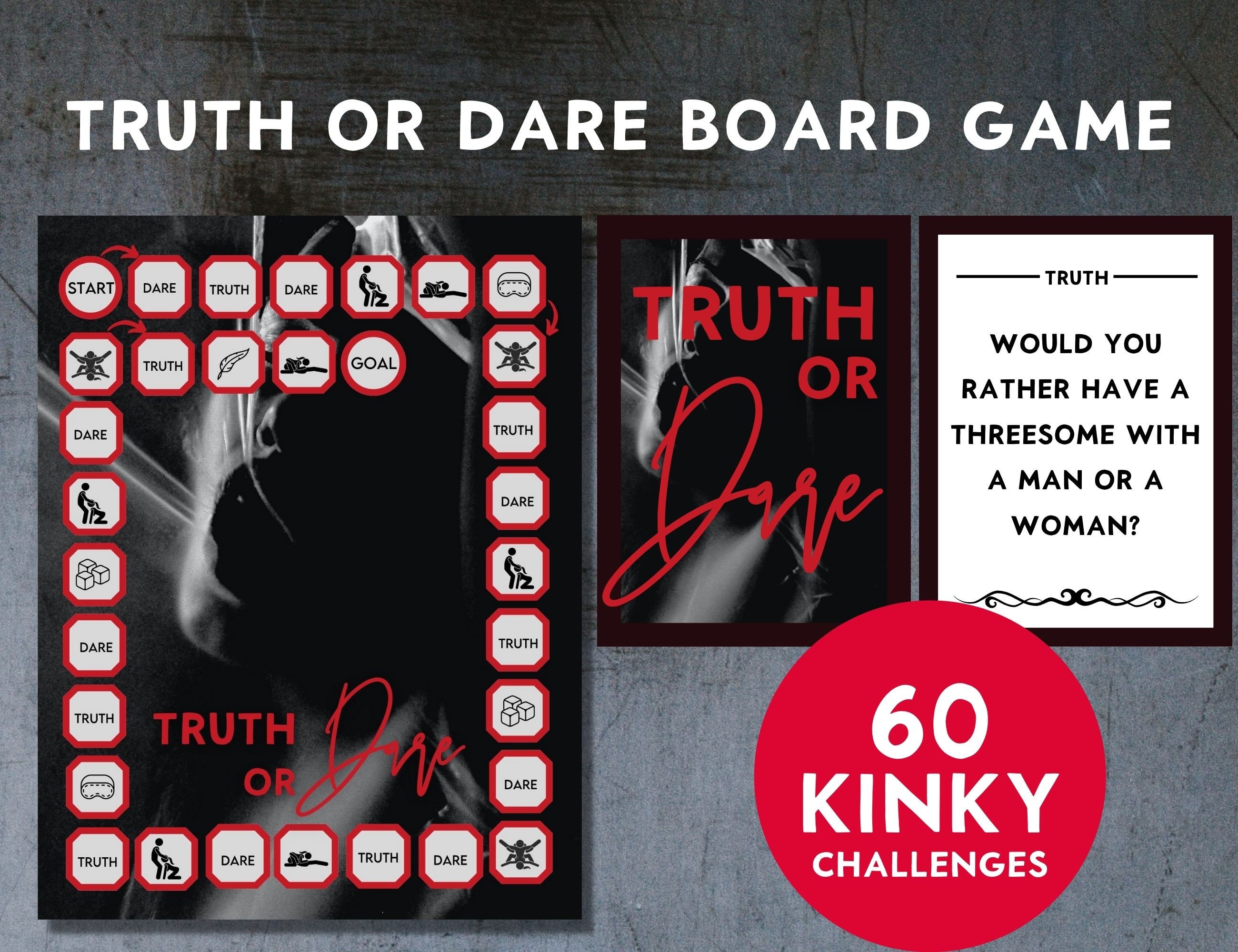 Sex Game 60 Kinky Truth or Dare Challenges Truth or Dare photo