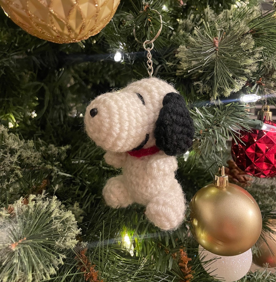 Snoopy Keychain Pattern Crochet Snoopy Amigurumi Pattern Etsy