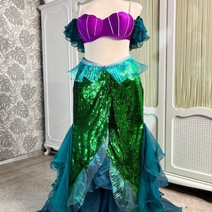 Ariel original dress mermaid inspired ready to ship!
