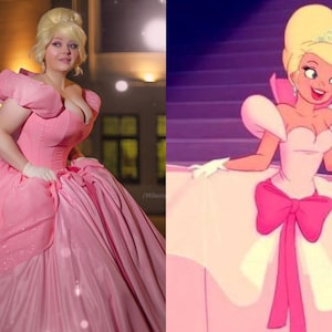Charlotte la Bouff - Princess and frog Cosplay dress and wig made to order