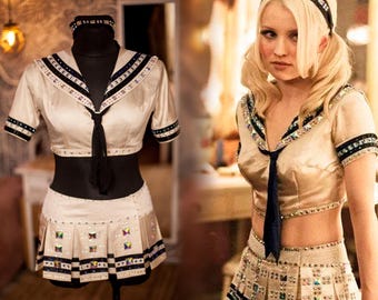 Babydoll SuckerPunch white crystal cosplay costume made to order