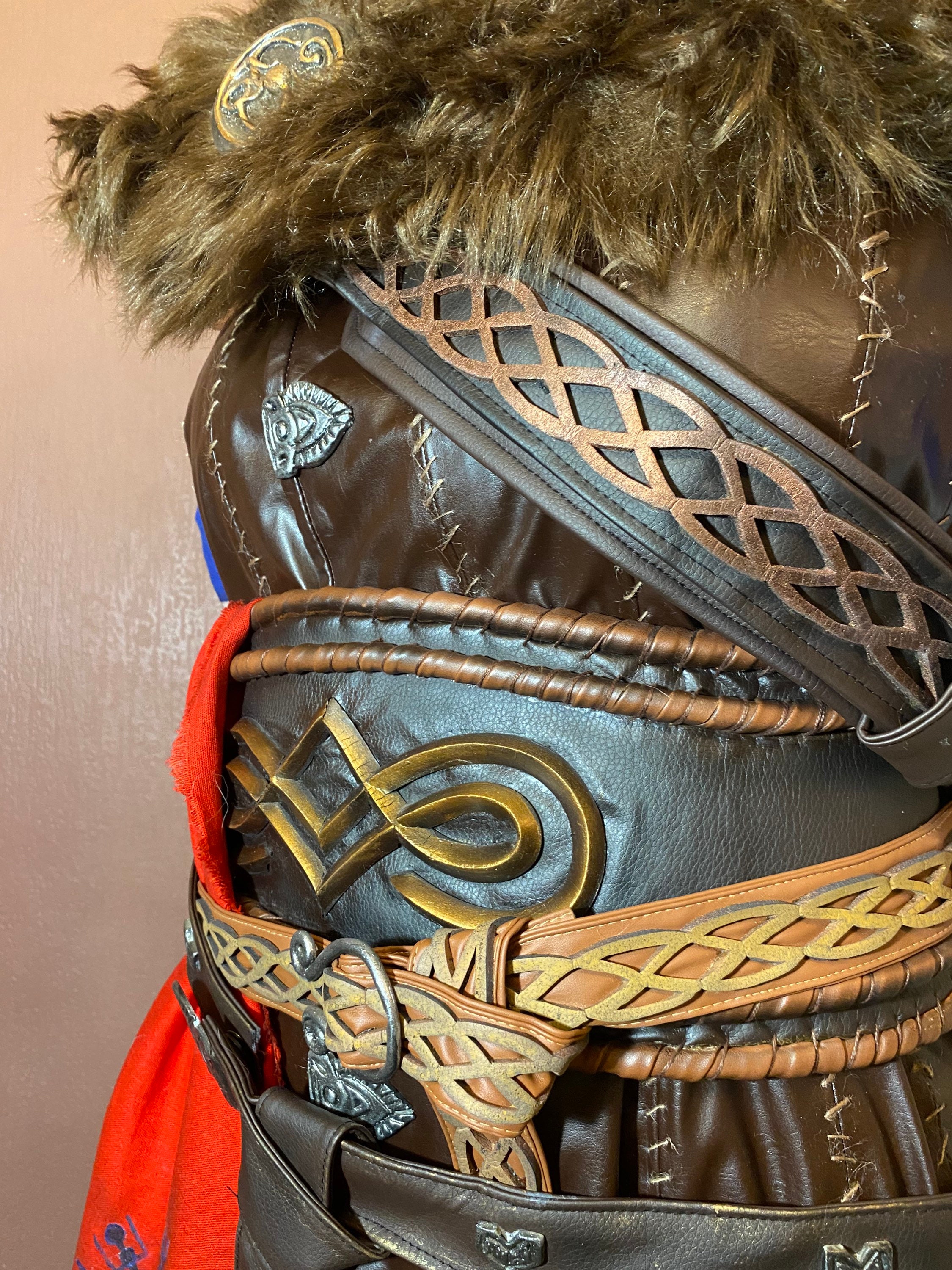 Assassins Creed Valhalla Eivor Inspired Viking Cosplay Costume Etsy