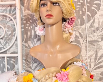 Ready to ship Rapunzel tangled braid cosplay wig