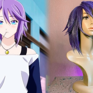 Mizore Shirayuki | Rosario + Vampire cosplay wig ready to ship