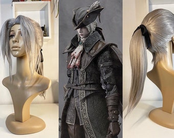 Lady Maria of the Astral Clocktower Bloodborne cosplay wig made to order