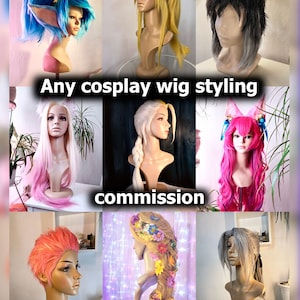 Wig style custom commission