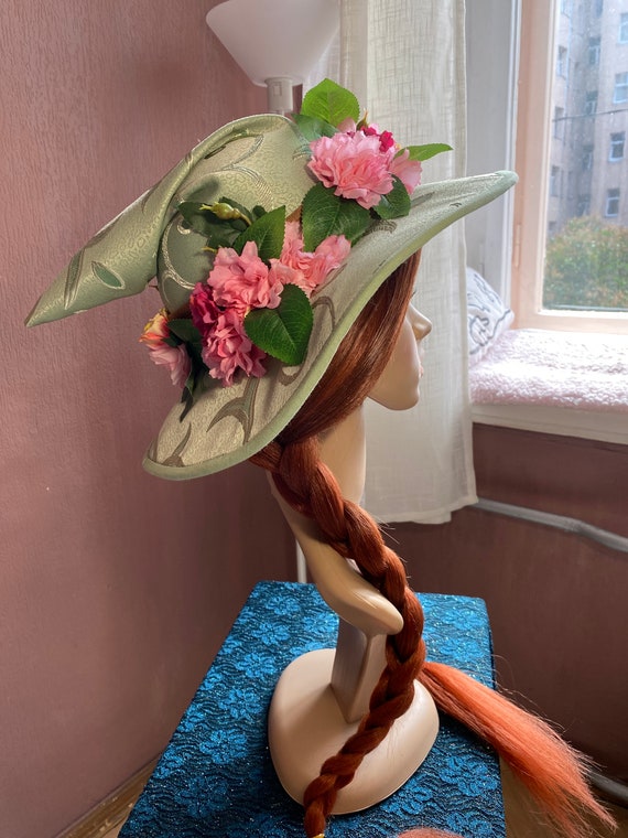 Mirabel Garlick Hat, Hogwarts Legacy, Jacquard Floral Hat - Etsy display picture 1