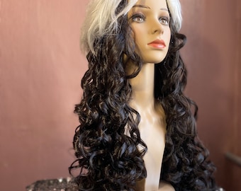 Rogue X-Men Cosplay Wig, Styled Curly Volume