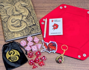Mystery DND Dice Box: Dice Sets and TTRPG Accessories Gift