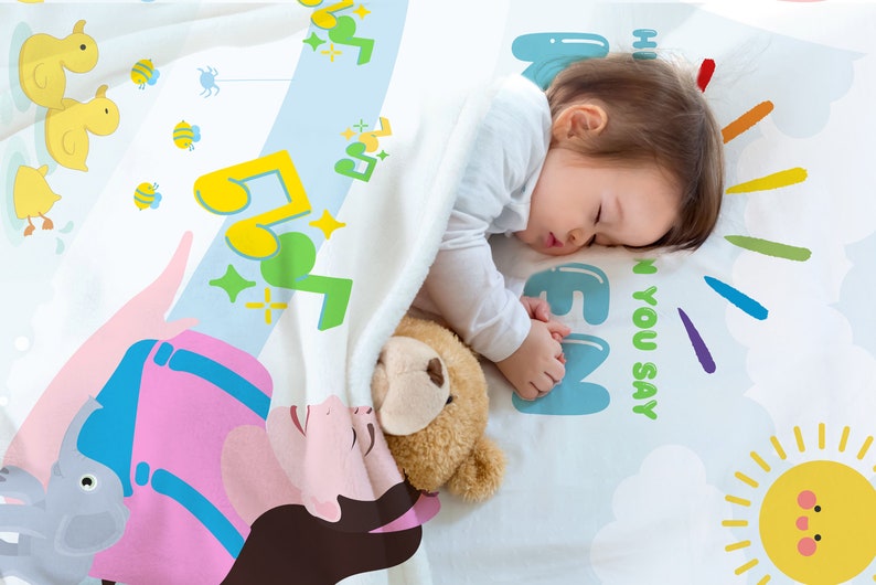 Ms. Rachel Blanket, Baby Blanket, Toddler Blankets, Song for Littles