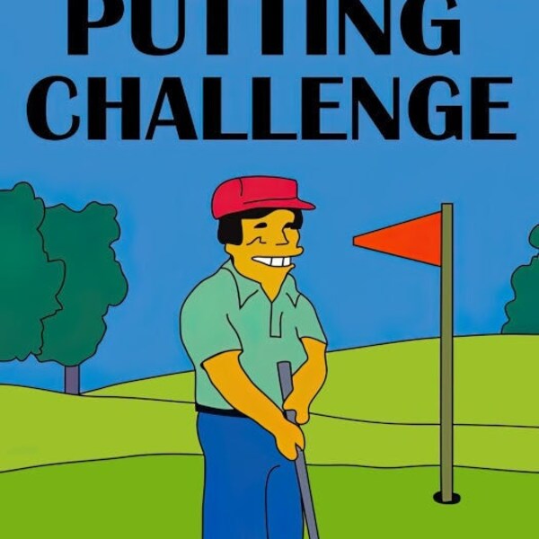 Lee Carvallo's Putting Challenge Video Game Poster