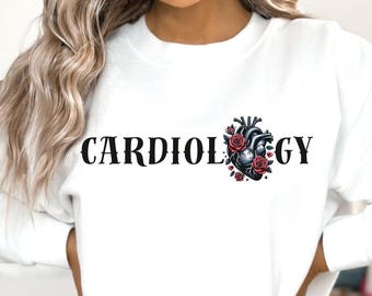Anatomical Heart Sweatshirt: Cardiac Nurse CVICU Crewneck