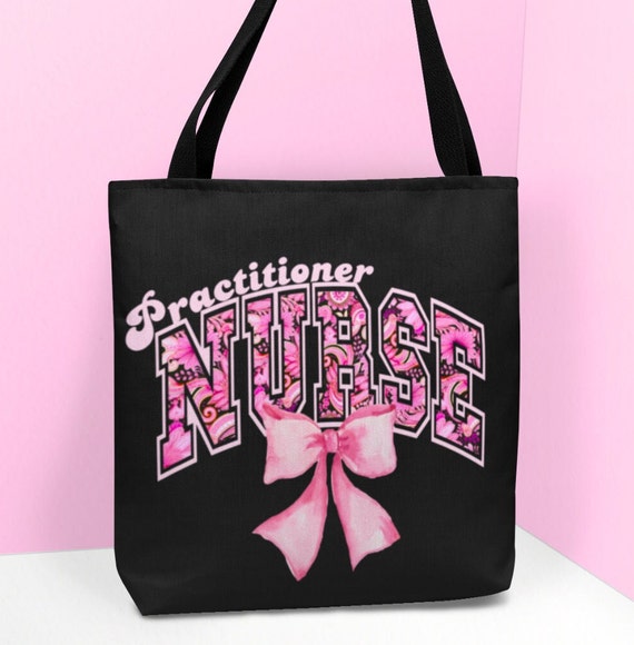 Nurse Practitioner Tote Bag Cute Nurse Bag for Work Nursing Bag NP Tote Bag Gift NP Graduation Gift Pink Medical Bag NP Bag Np Gifts Etsy UK