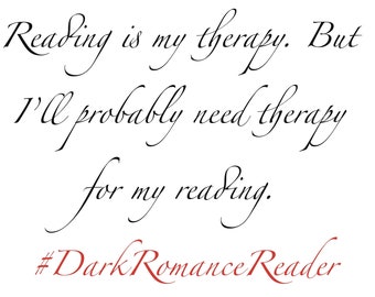 Dark Romance Reader Sticker | Bookish Sticker | Romance Reader | Smut sticker