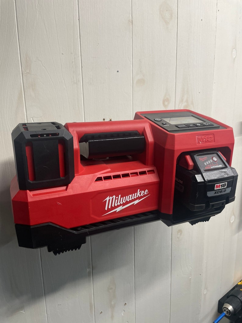 Milwaukee M18 Tire Inflator Wall Mount Etsy