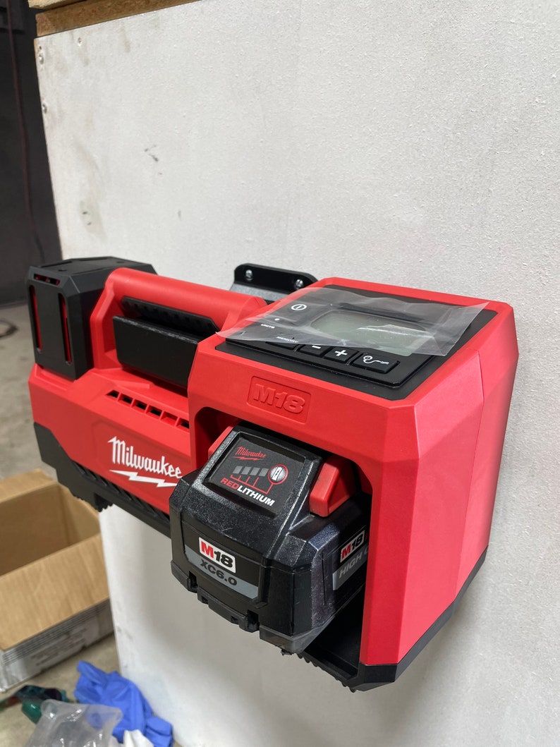 Milwaukee M18 Tire Inflator Wall Mount Etsy
