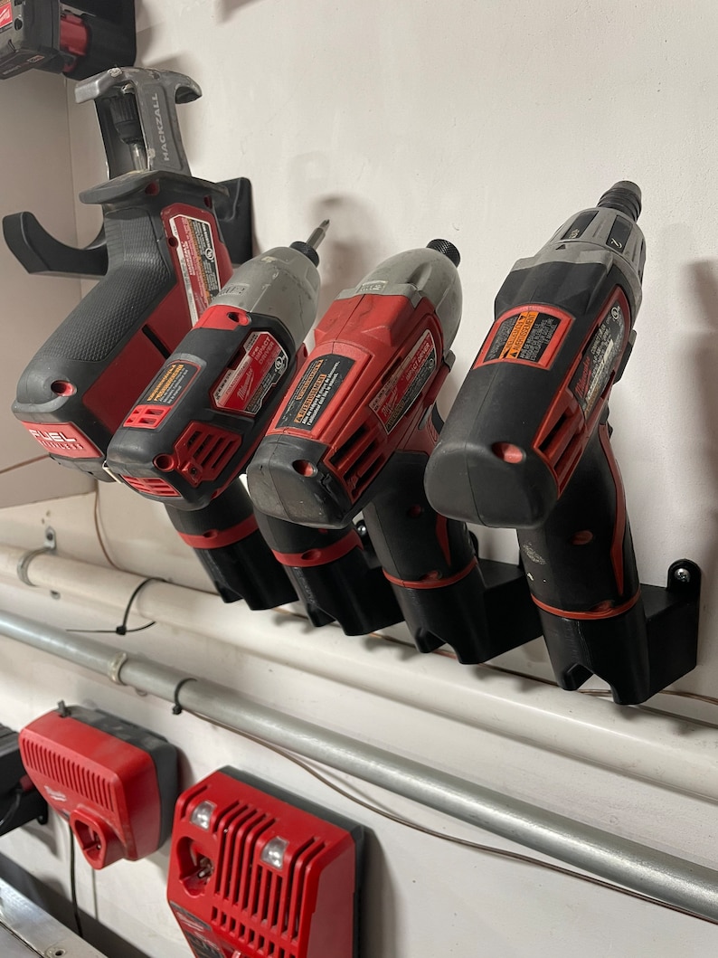 Milwaukee M12 Tool Angled Wall Mount Etsy
