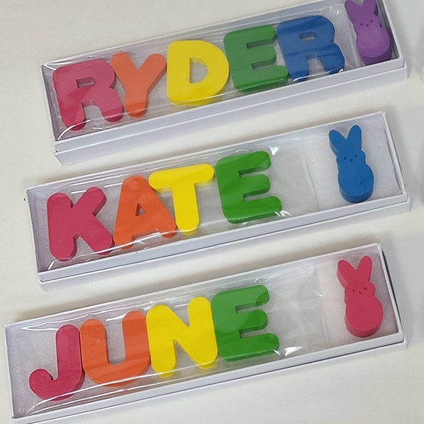Personalized Name crayons, kids party favors