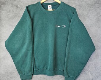 Vintage Sweatshirt, Crew Neck Jumper,90s Adidas sweatshirt, Plain Sweatshirt sweater ,Logo sweatshirt L, Crew neck Sweater