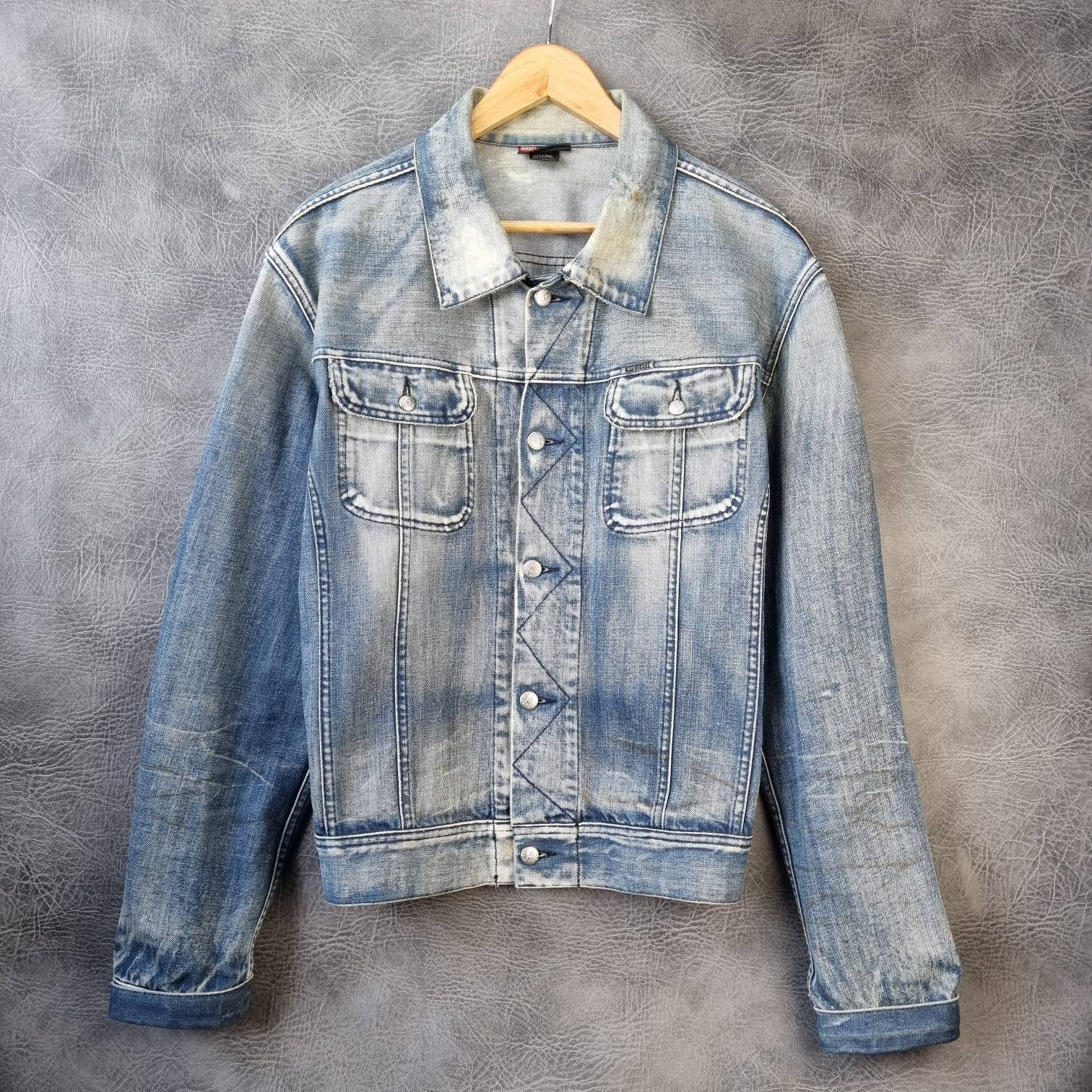 Diesel Denim Jacket - Etsy UK