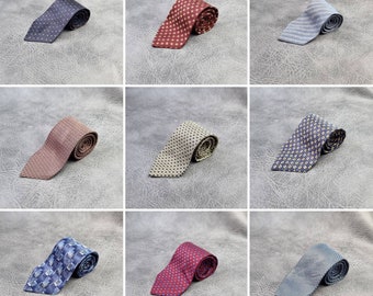 1940s Mens Ties Vintage Geometric Tie Designer Handmade RARE tie 90s 70s 60s 50s 40s Silk tie. 80s Crisscross Diamond tie Retro Houndstooth